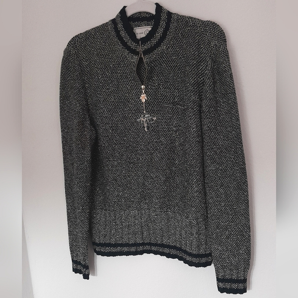 Green Knit St. John Sweater